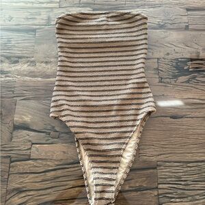 Chic Striped Swimsuit